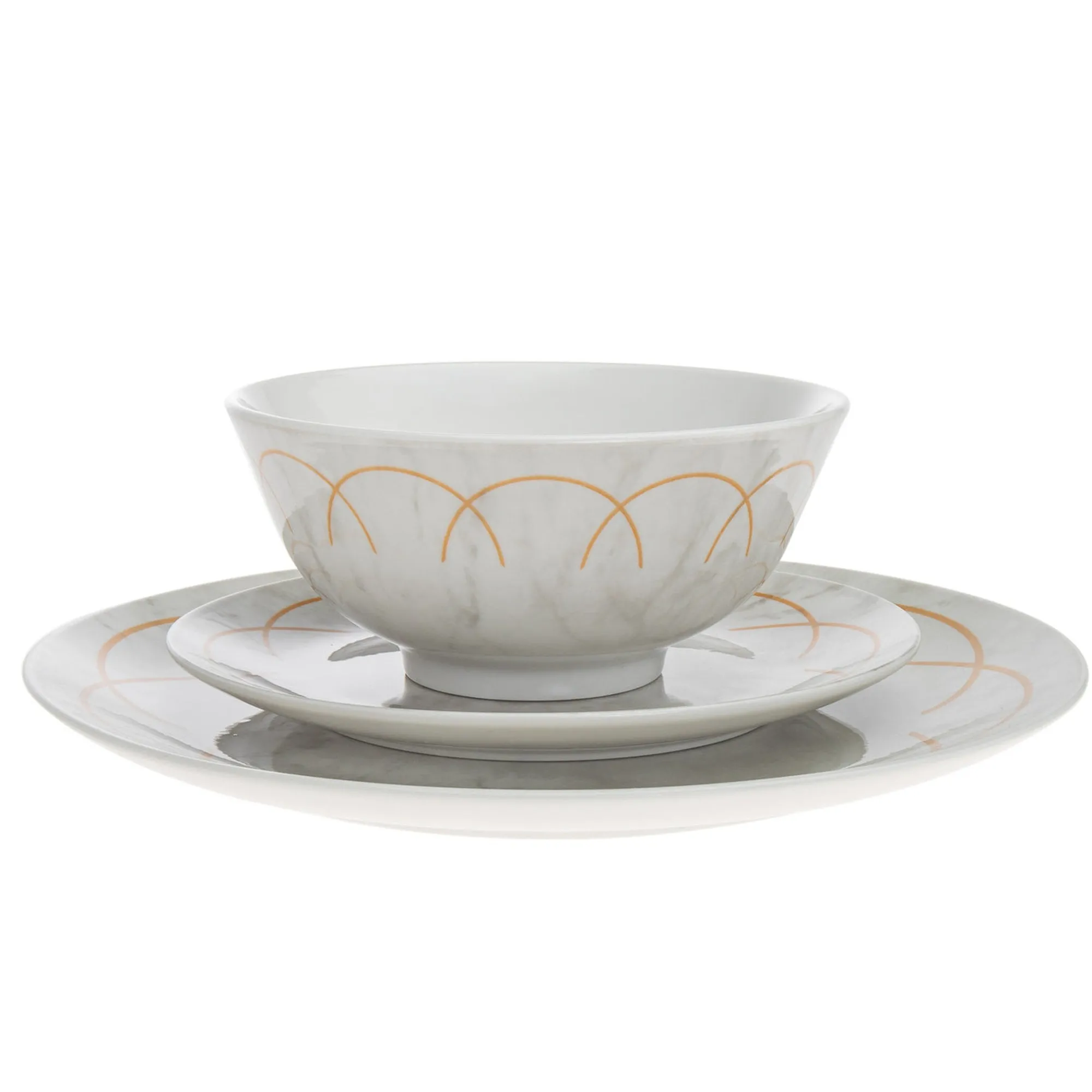 Online Godinger Rotolo Porcelain 12 Piece Dinnerware Set, Service for 4