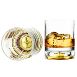 Clearance Godinger Roulette Double Old Fashion, Set of 2