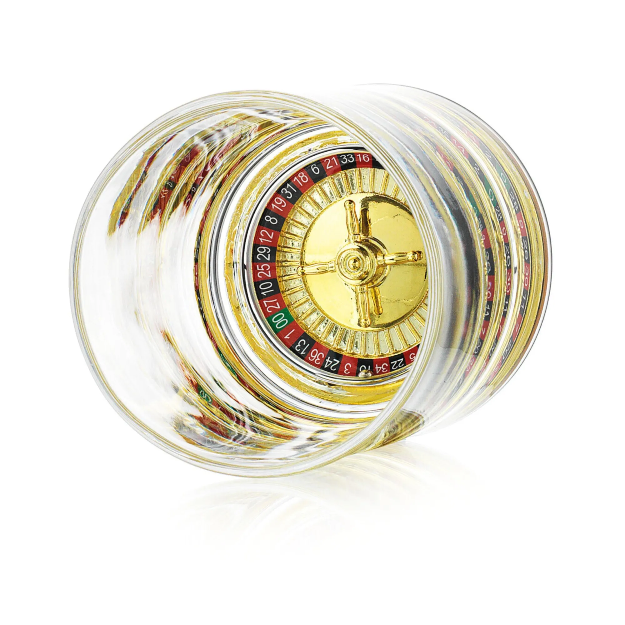 Clearance Godinger Roulette Double Old Fashion, Set of 2