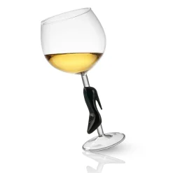 Hot Godinger Runway Black High Heel Goblet