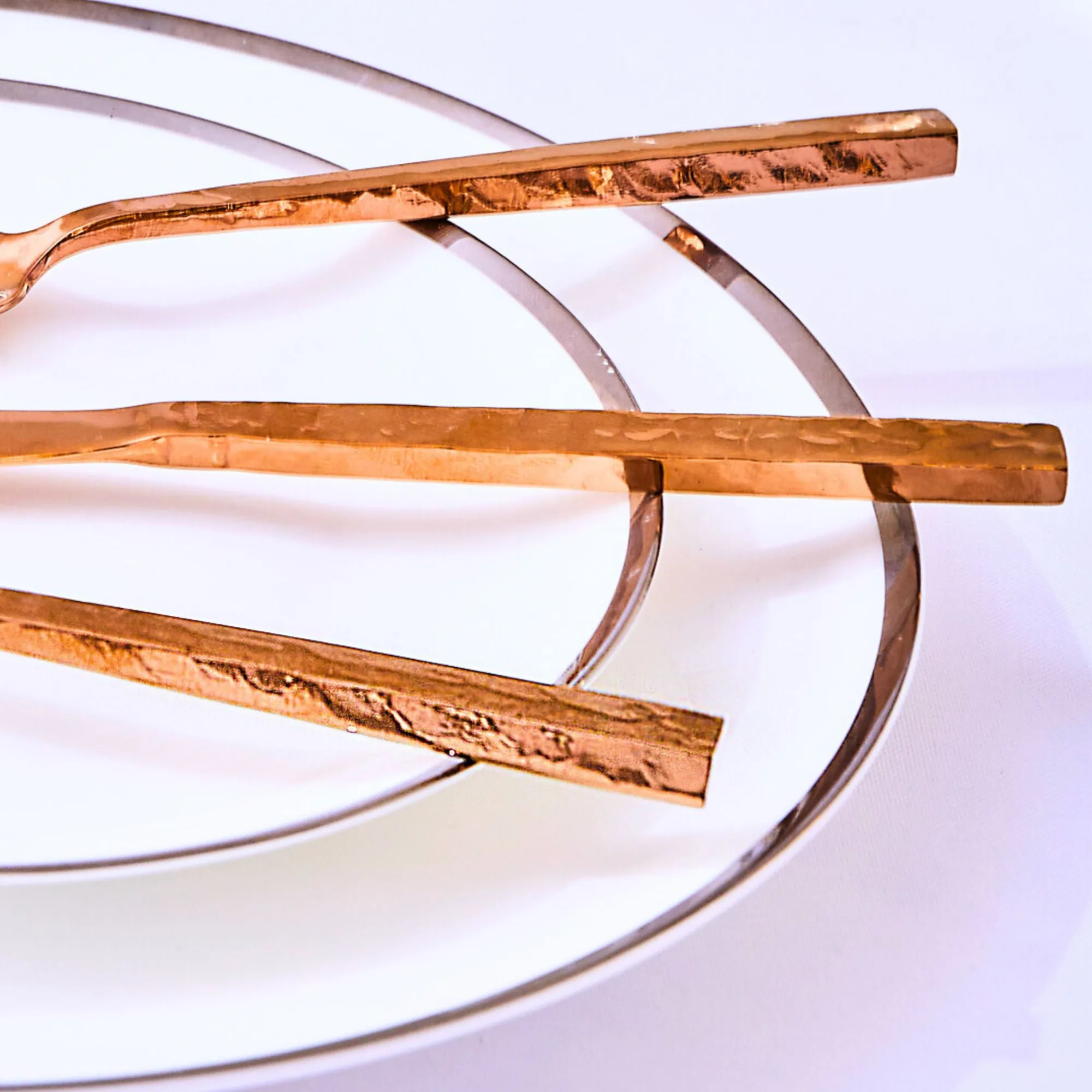 Outlet Godinger Rustic Mirrored Copper 18/10 Stainless Steel 20 Piece Flatware Set, Service For 4