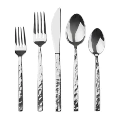 Online Godinger Rustic Mirrored 18/10 Stainless Steel 20 Piece Flatware Set, Service For 4