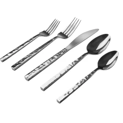 Online Godinger Rustic Mirrored 18/10 Stainless Steel 20 Piece Flatware Set, Service For 4