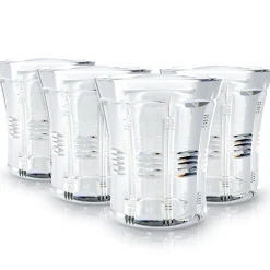 Best Godinger Sadie Double Old Fashion Glass, Set of 4