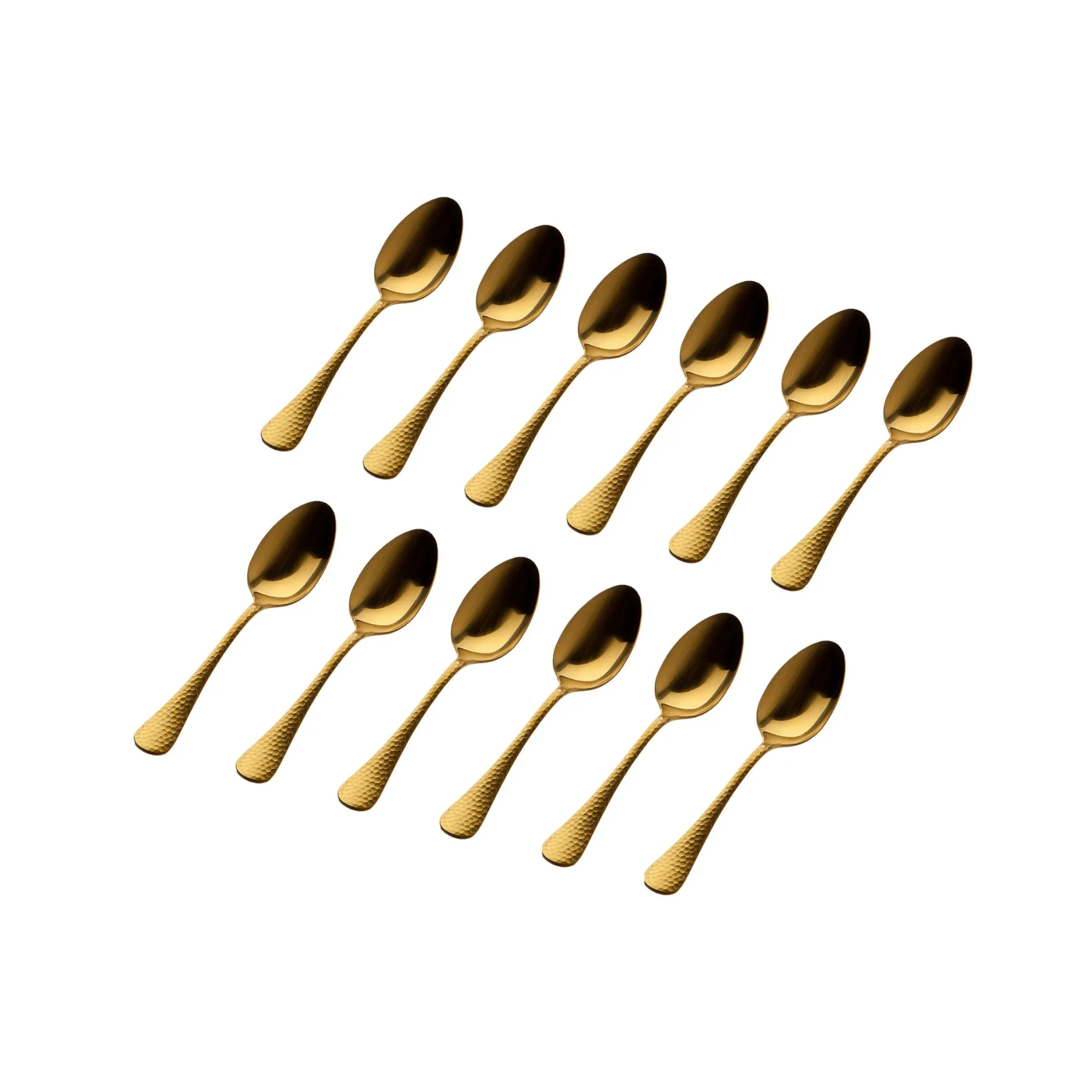 Sale Godinger Salem Matte Gold 18/0 Stainless Steel Teaspoon, Set of 12
