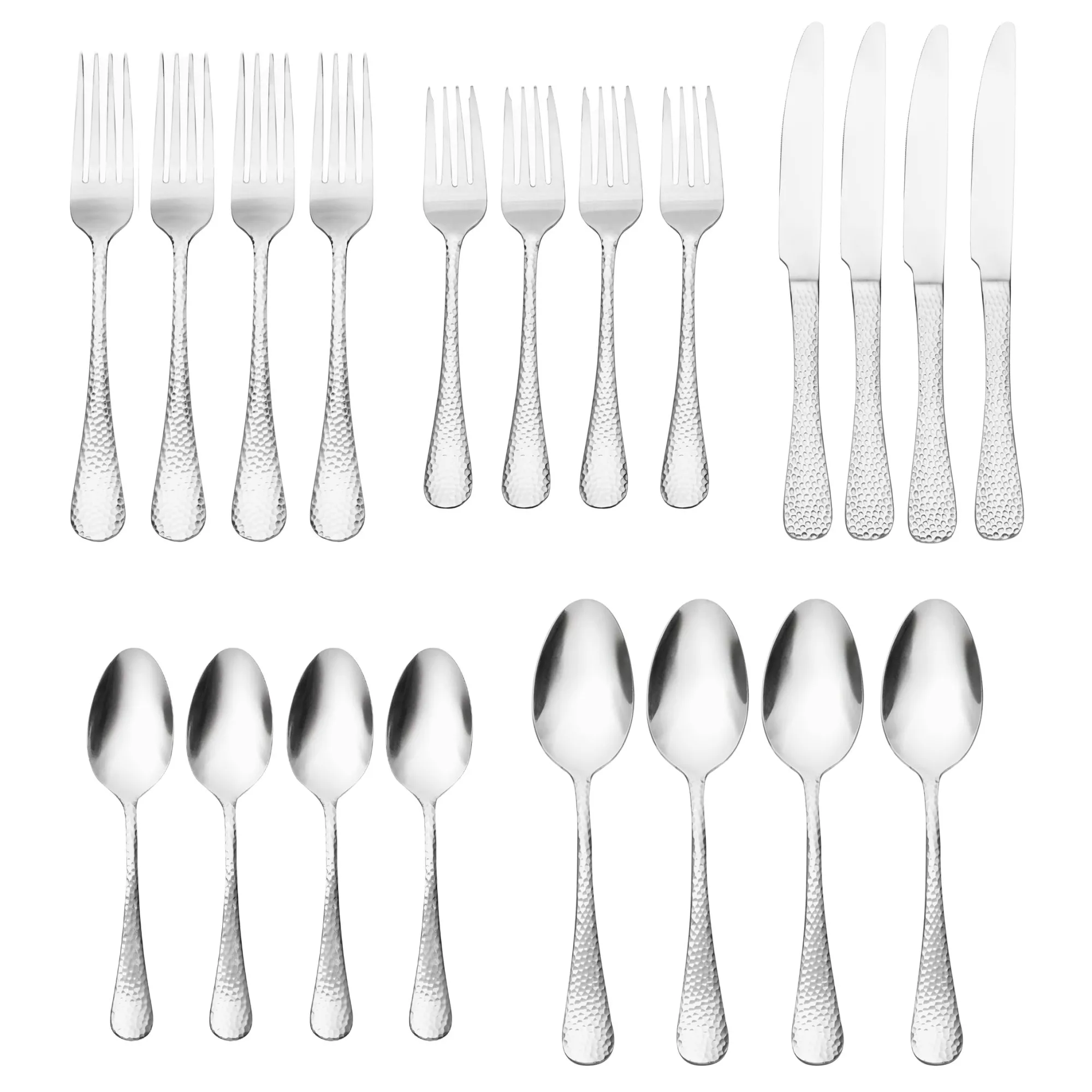 Discount Godinger Salem 18/0 Stainless Steel 20 Piece Flatware Set, Service For 4