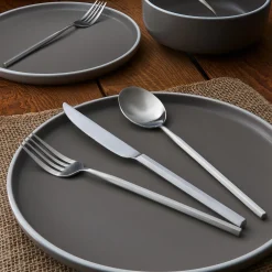 Sale Godinger Sayville Speckled Dovetail Stoneware 12 Piece Dinnerware Set, Service for 4