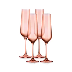 Outlet Godinger Sheer Coral Flute, Set of 4