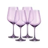 New Godinger Sheer Lilac Red Wine Glass, Set of 4