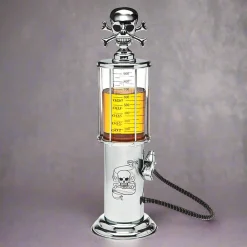 Clearance Godinger Skull Gas Pump Liquor Dispenser