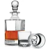 Sale Godinger Skull 3 Piece Round Whiskey Decanter Set