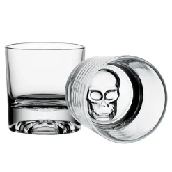 Sale Godinger Skull 3 Piece Round Whiskey Decanter Set