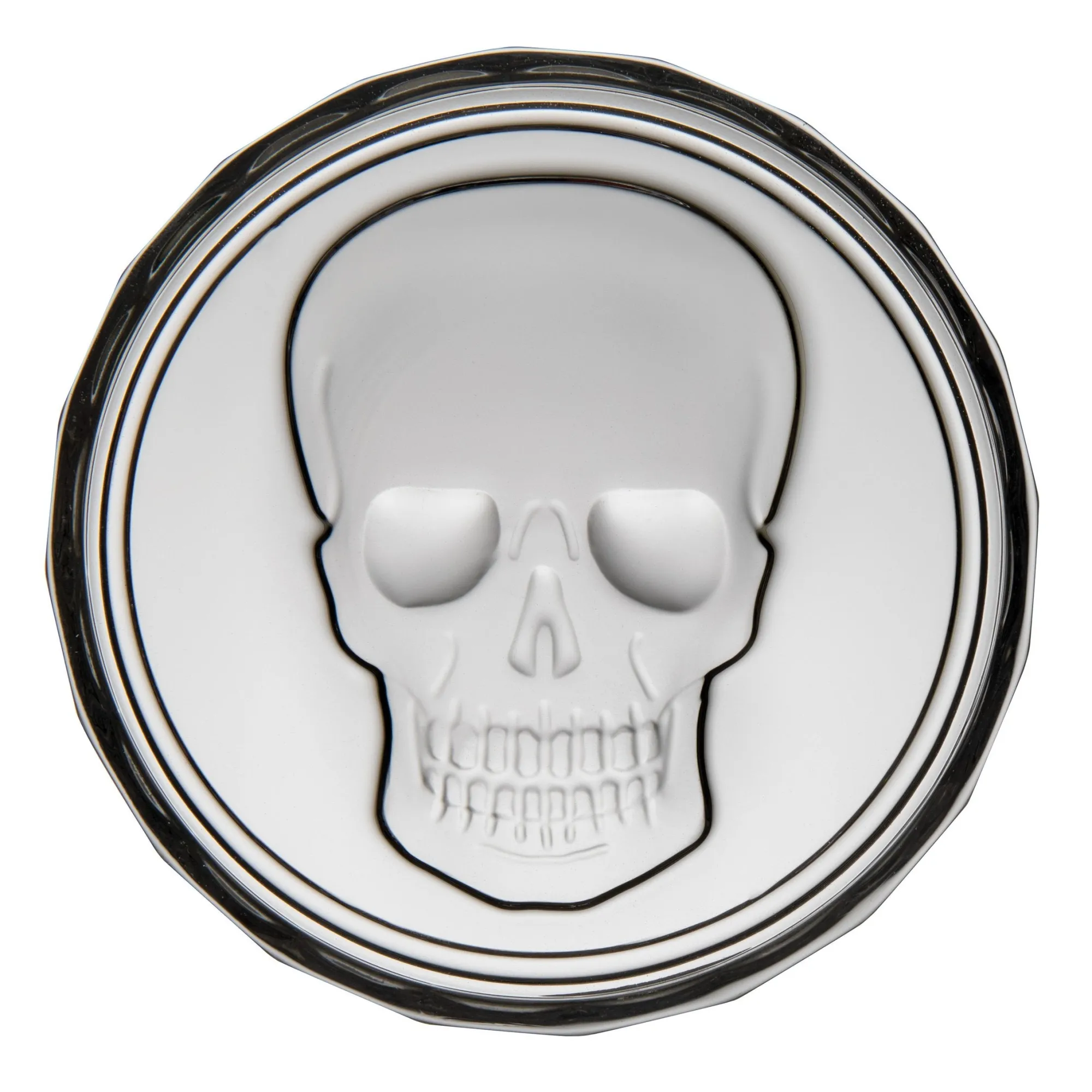 New Godinger Skull Stackable Coaster Set