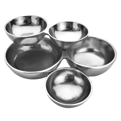 Hot Godinger Small Cluster Bowl in Stainless