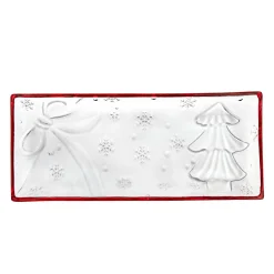 Outlet Godinger Snowfall Serving Tray