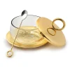 Clearance Godinger Sphere Gold Honey Jar