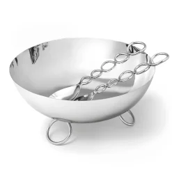 Hot Godinger Sphere Stainless Salad Bowl