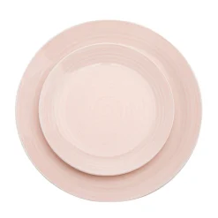 Online Godinger Spiral Pink Porcelain 12 Piece Dinnerware Set, Service For 4