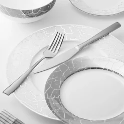 Best Godinger Summit New Bone China 16 Piece Dinnerware Set, Service for 4