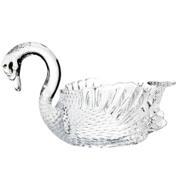 Outlet Godinger Swan Crystal Serving Bowl