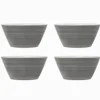 New Godinger Swirl Melamine Cereal Bowl, Set of 4