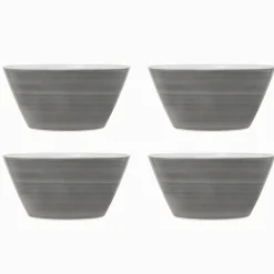 New Godinger Swirl Melamine Cereal Bowl, Set of 4