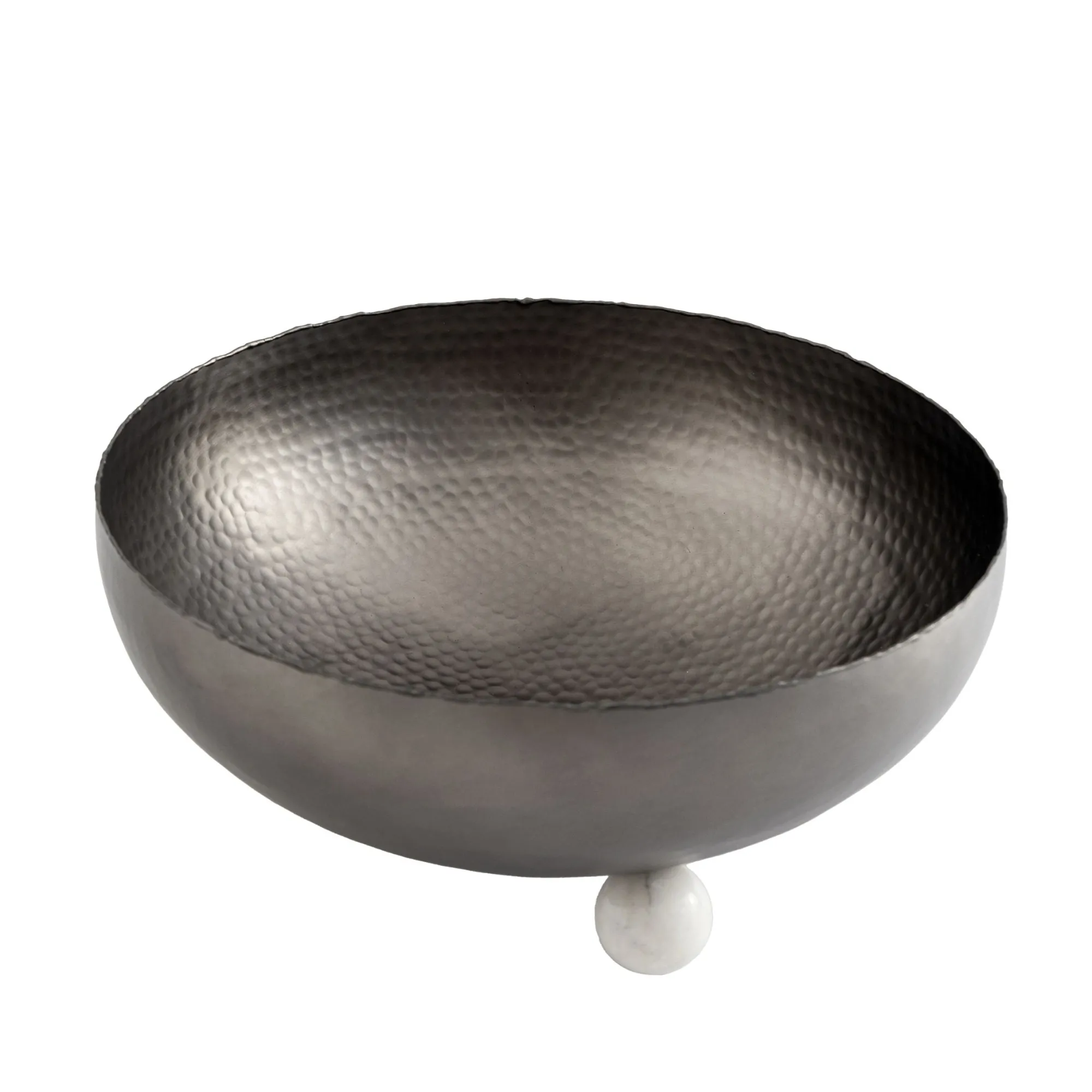 Online Godinger Temari Hammered Gunmetal Footed Salad Bowl