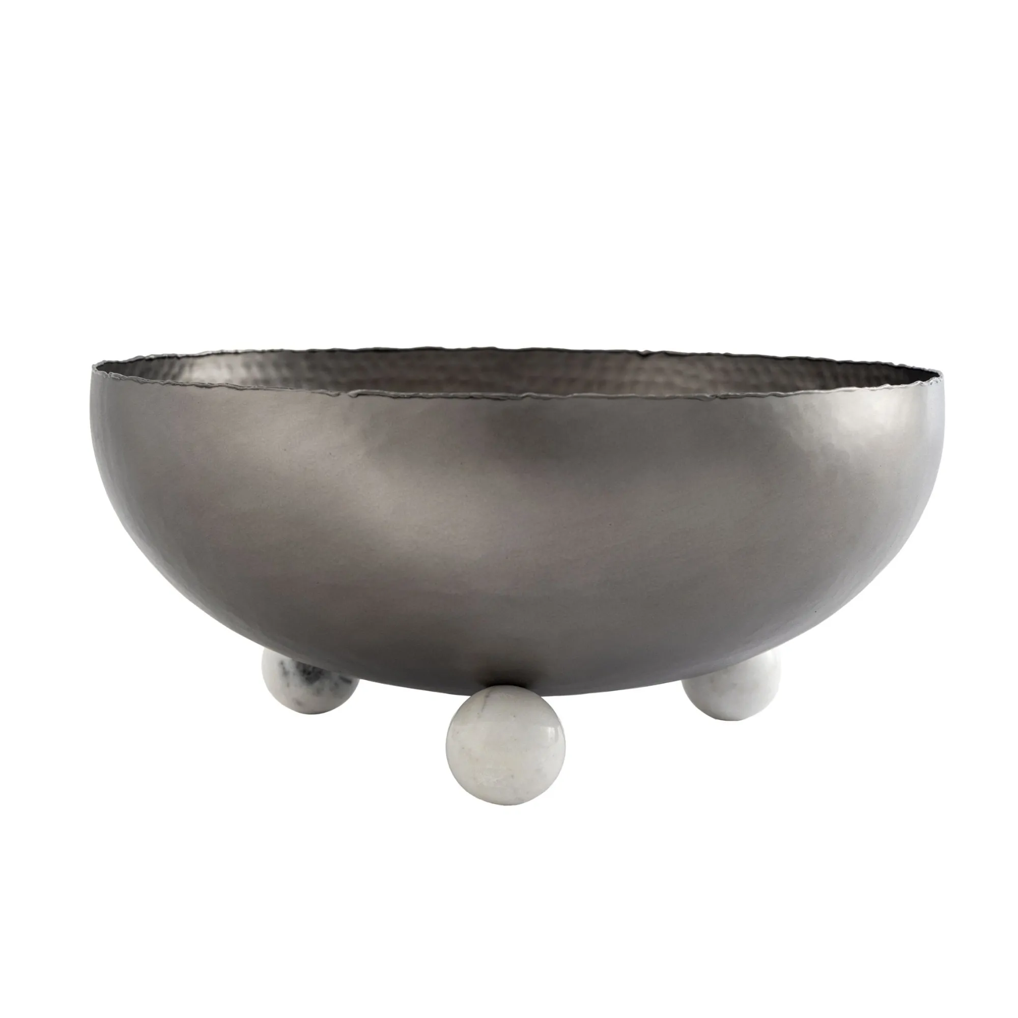 Online Godinger Temari Hammered Gunmetal Footed Salad Bowl