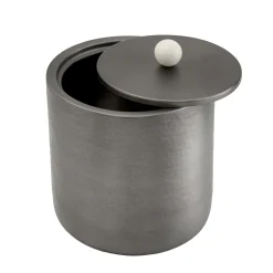 New Godinger Temari Hammered Gunmetal Ice Bucket