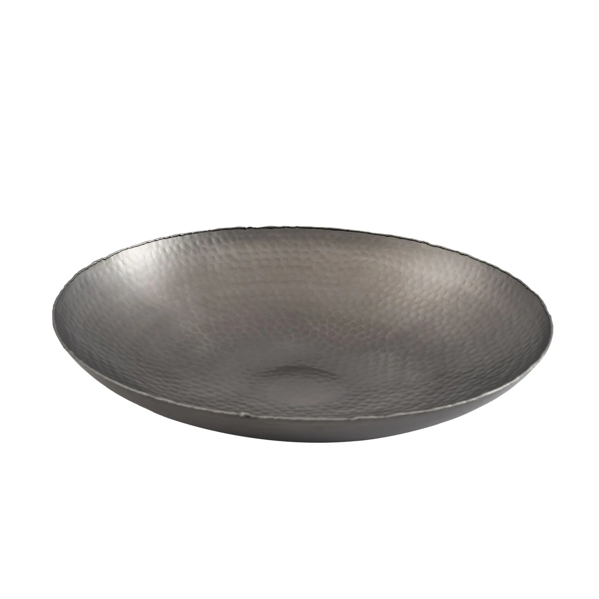 Hot Godinger Temari Hammered Gunmetal Round Platter