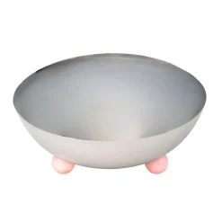 Best Godinger Temari Light Pink Footed Salad Serving Bowl