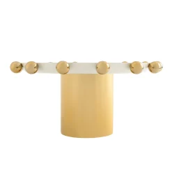 Discount Godinger Temari White & Gold Footed Cake Stand