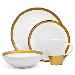 Online Godinger Terre D'or 4 Piece Dinner Set, Service For 1