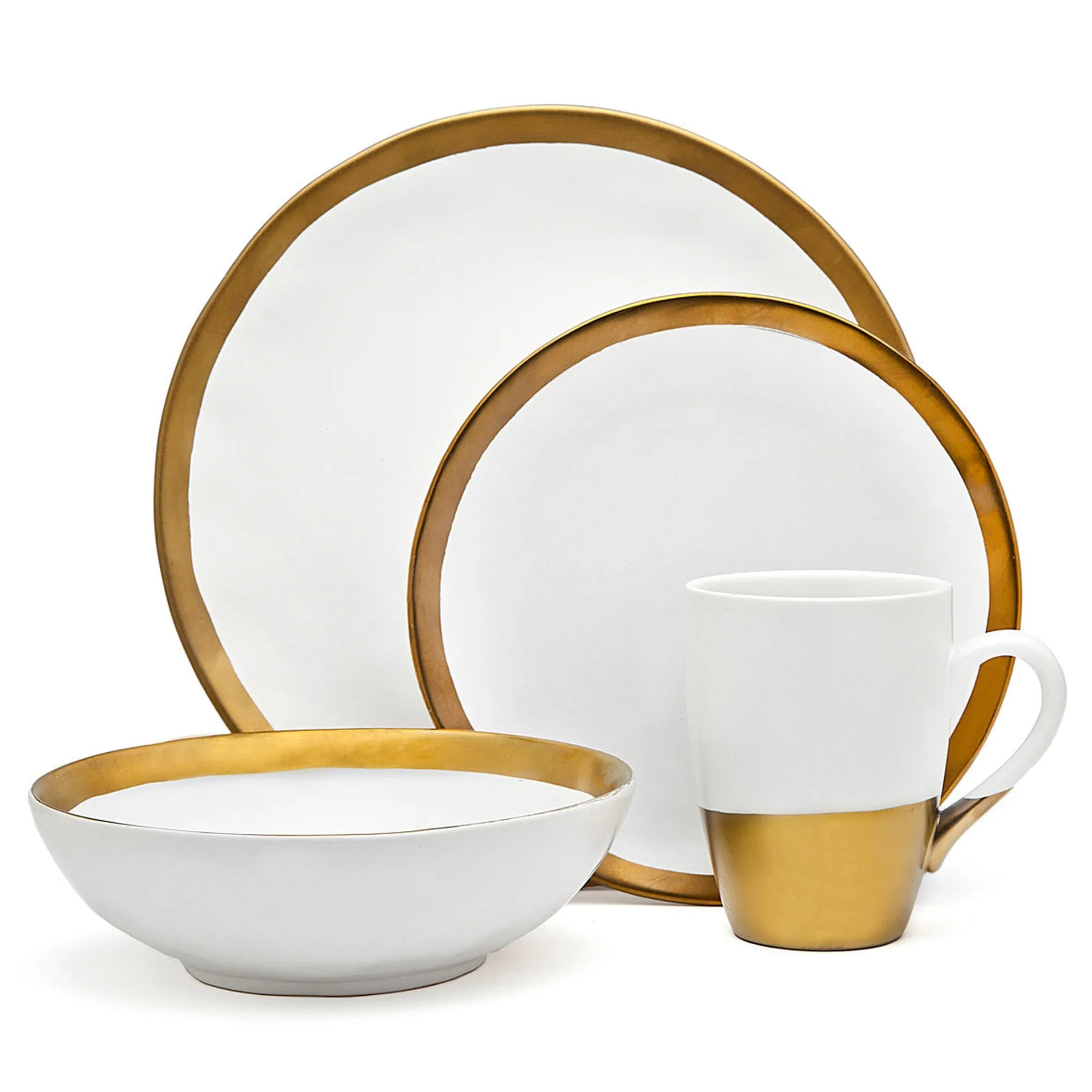 Online Godinger Terre D'or 4 Piece Dinner Set, Service For 1