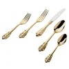 Online Godinger 20th Century Baroque 24kt Gold Plated 18/10 Stainless Steel 20 Piece Flatware Set, Service For 4
