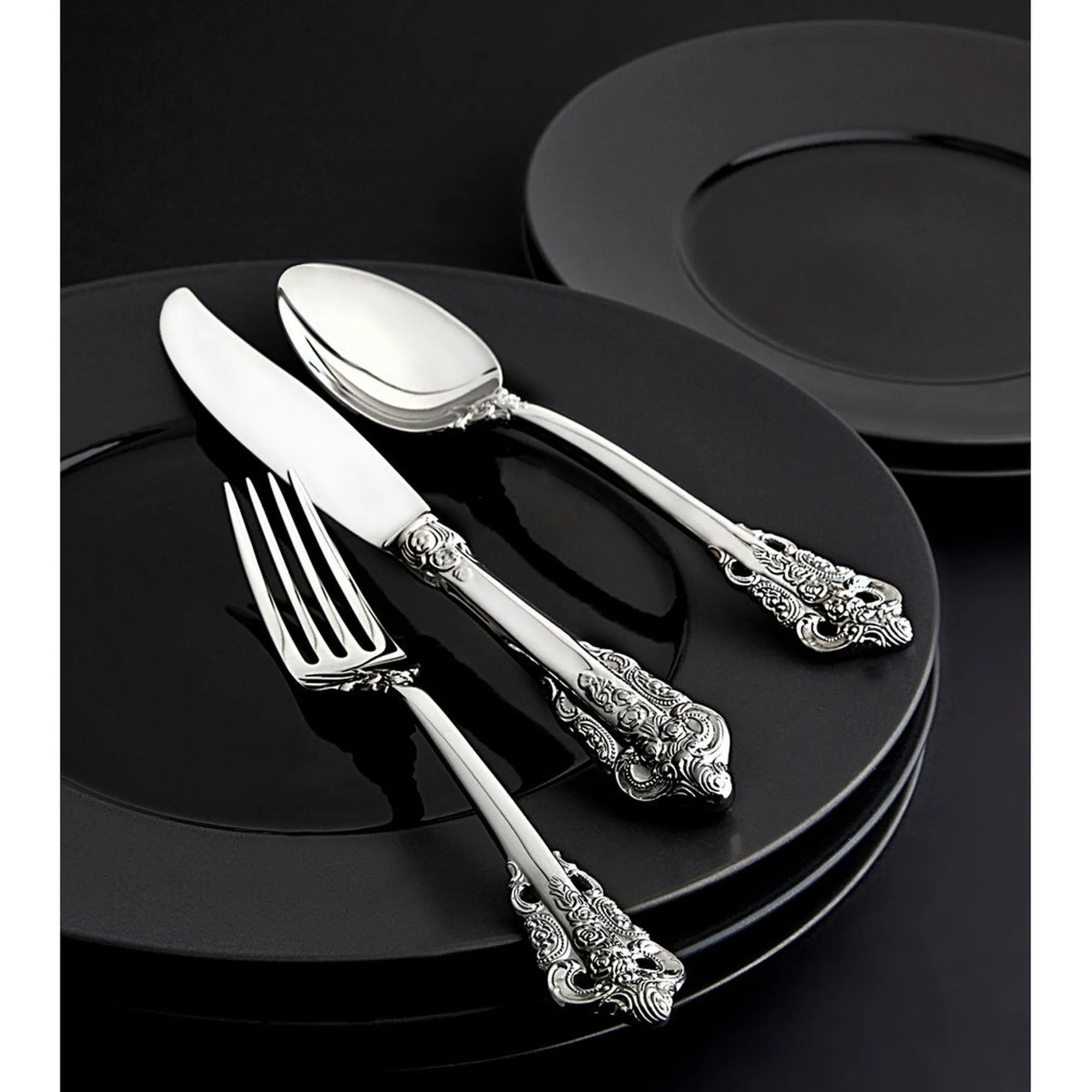 Godinger 20th Century Baroque 18/10 Stainless Steel 20 Piece Flatware Set, Service For 4