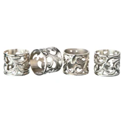 Online Godinger 20th Century Silver Baroque Napkin Ring Set