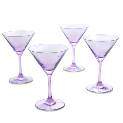 Sale Godinger Veneto Amethyst Martini, Set of 4