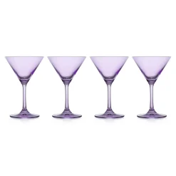 Sale Godinger Veneto Amethyst Martini, Set of 4