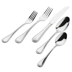 Godinger Venetzia Mirrored 18/0 Stainless Steel 20 Piece Flatware Set, Service For 4