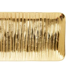 Discount Godinger Wadi Gold Textured Rectangle Tray