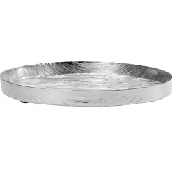 Clearance Godinger Wadi Silver Textured Round Tray