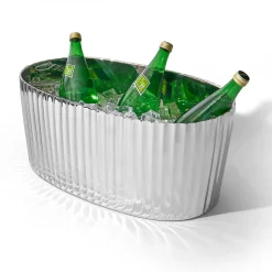 Godinger Waves Stainless Steel Party Tub