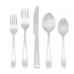 Outlet Godinger Wayland Matte 18/10 Stainless Steel 45 Piece Flatware Set, Service For 8