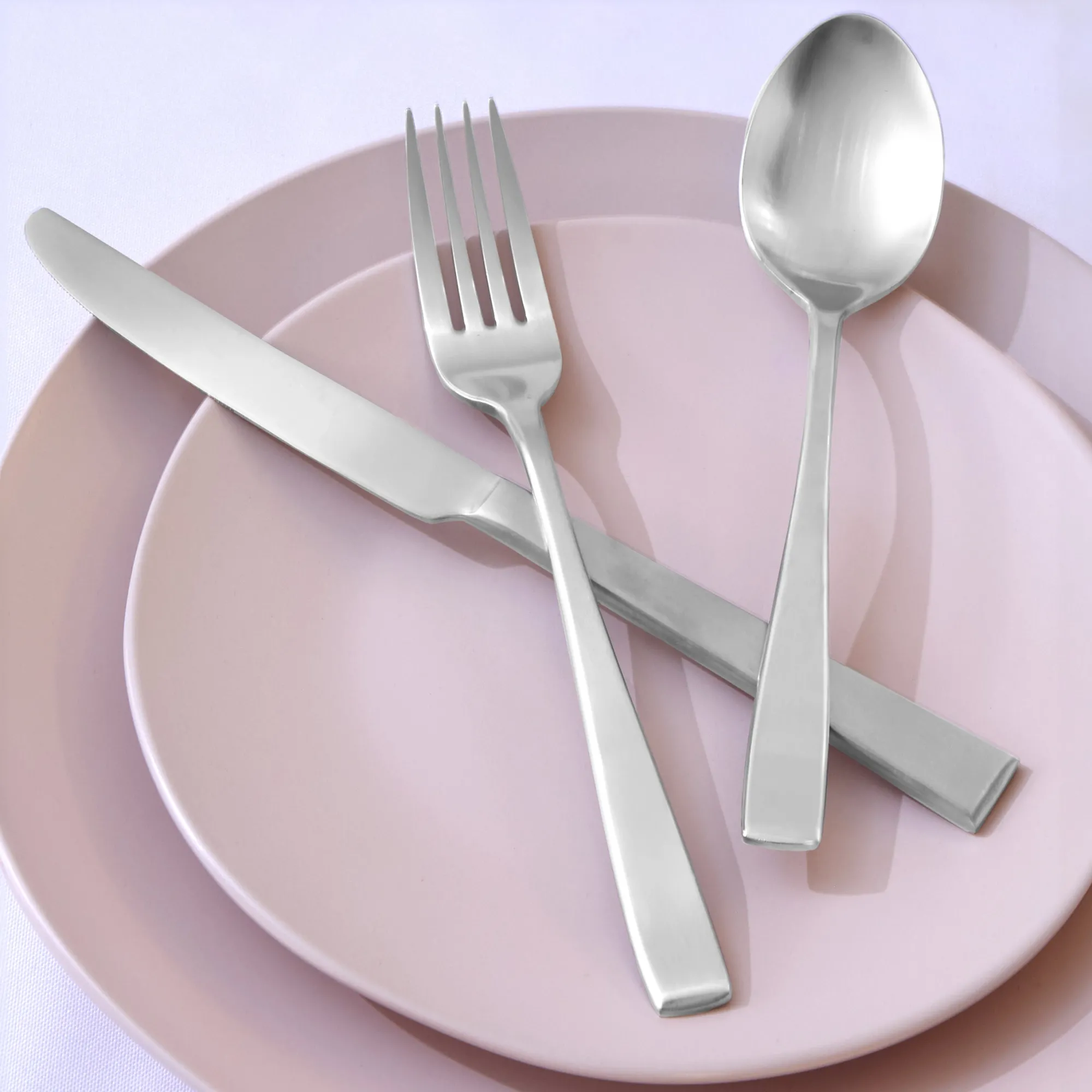 Outlet Godinger Wayland Matte 18/10 Stainless Steel 45 Piece Flatware Set, Service For 8