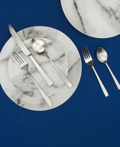 Outlet Godinger Wayland Matte 18/10 Stainless Steel 45 Piece Flatware Set, Service For 8