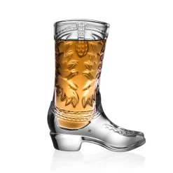 Outlet Godinger Whiskey & Rye Cowboy Boot Shot Glass, Set of 6