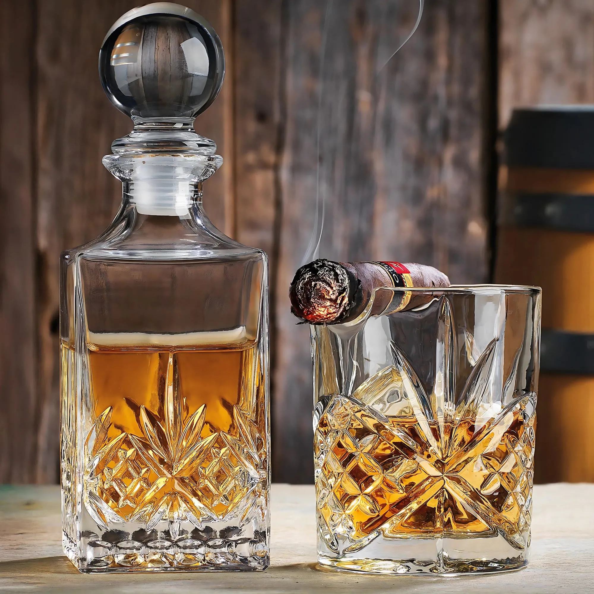 Outlet Godinger Whiskey & Rye Dublin Decant & Delight