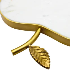 Hot Godinger White Marble Apple Coaster Set