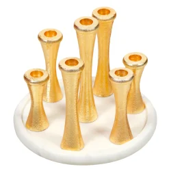 Discount Godinger White Marble 7 Light Candelabra